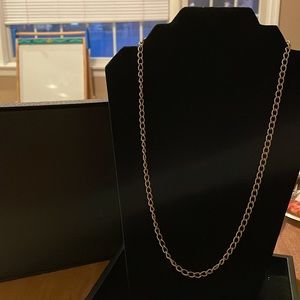 Silver Chain Link Necklace